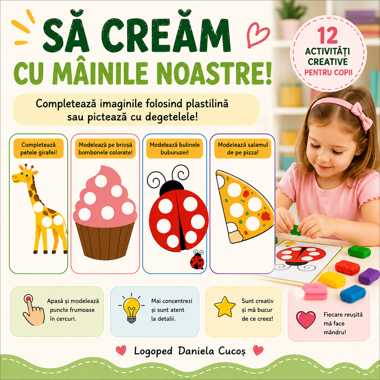 Plastilina – o activitate simplă cu beneficii uriașe pentru dezvoltarea copilului
